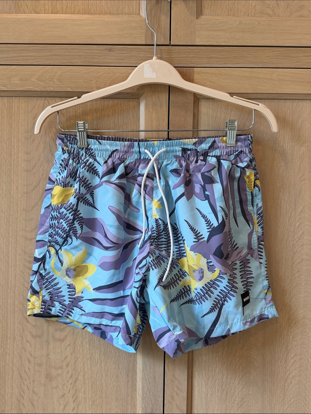 BOSS | Piranha Tropical Print Swim Trunks | NWT